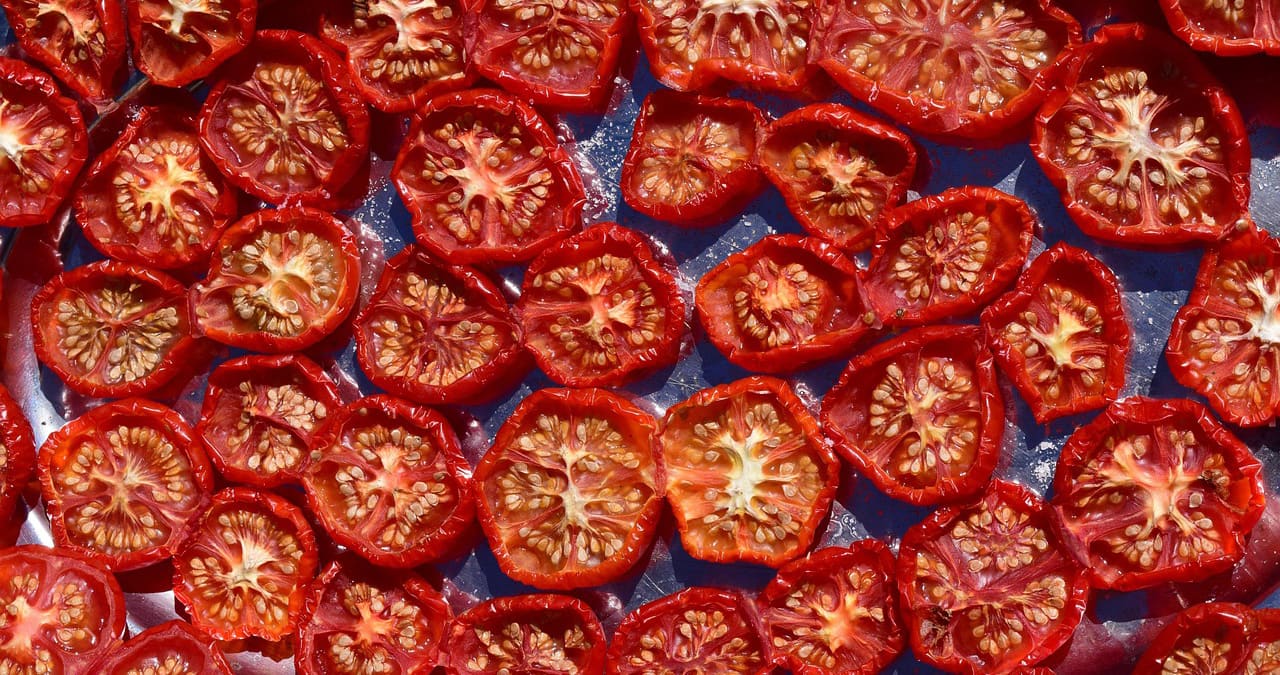 Essiccazione di pomodoro