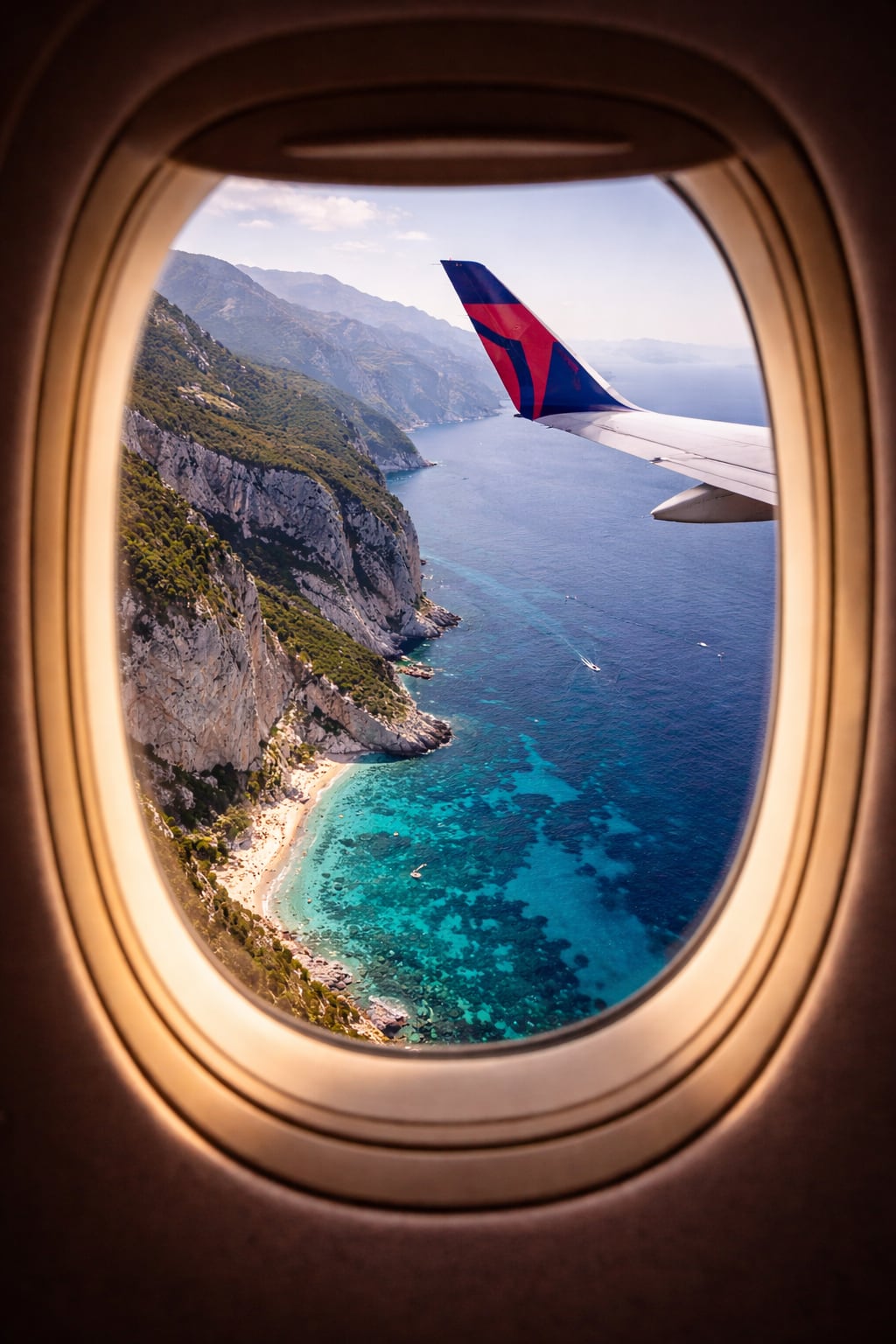 Aerial View over Sardinia