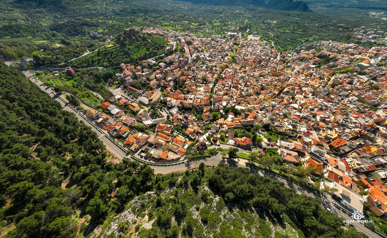 Dorgali air view