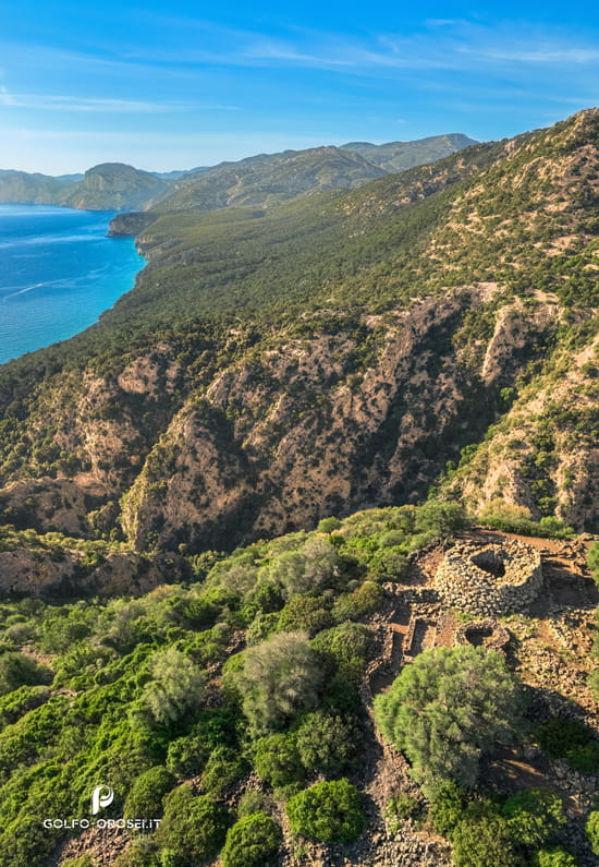 Nuraghe Mannu air view